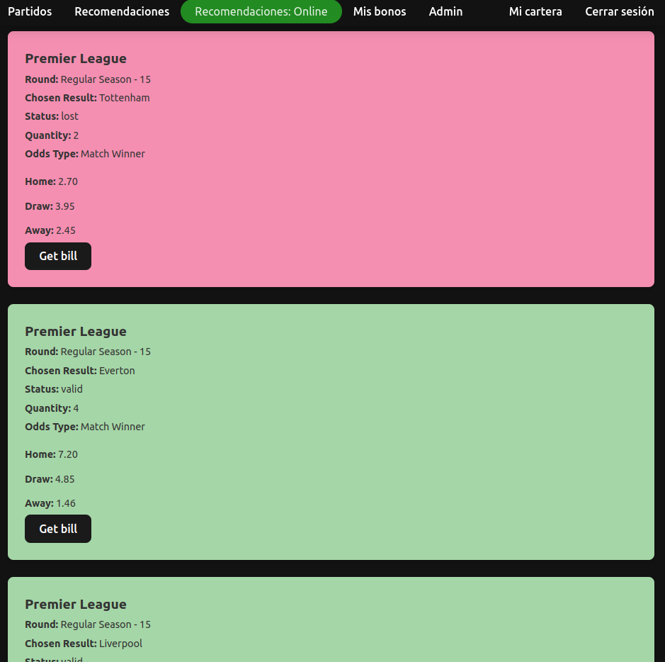 CoolGoat Football Bets - 2